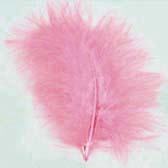 Dyed Full Marabou - ROSE 